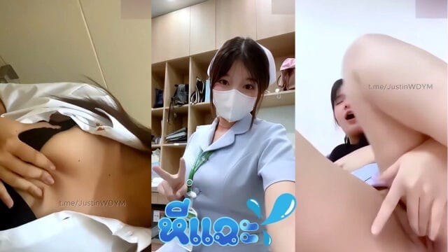 คลิปหลุดพยาบาล พยาบาลจบใหม่โชว์หีถ่ายหีให้แฟนดู หีกลีบหีอย่างสวย